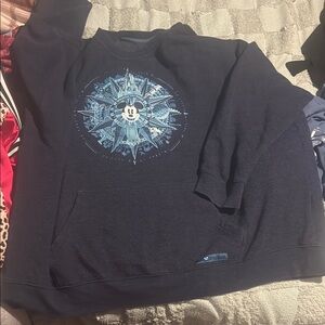 Disney Blue Sweatshirt with Circular Design